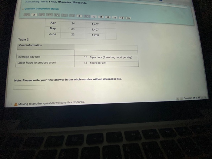 Question Completion Status: 2 401 0 7 B 10 11 12