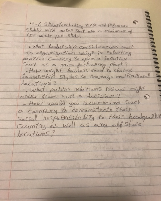 4-6 Slides (excluding title and Reference Slides