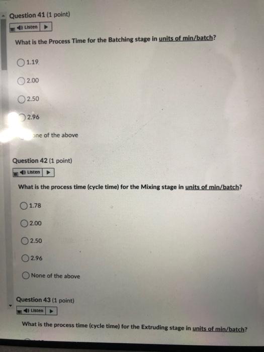 answer 41+ 42+43 Please read the below mini case