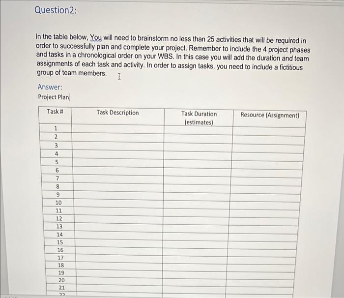 Wellness Clinic Case: In the project planning