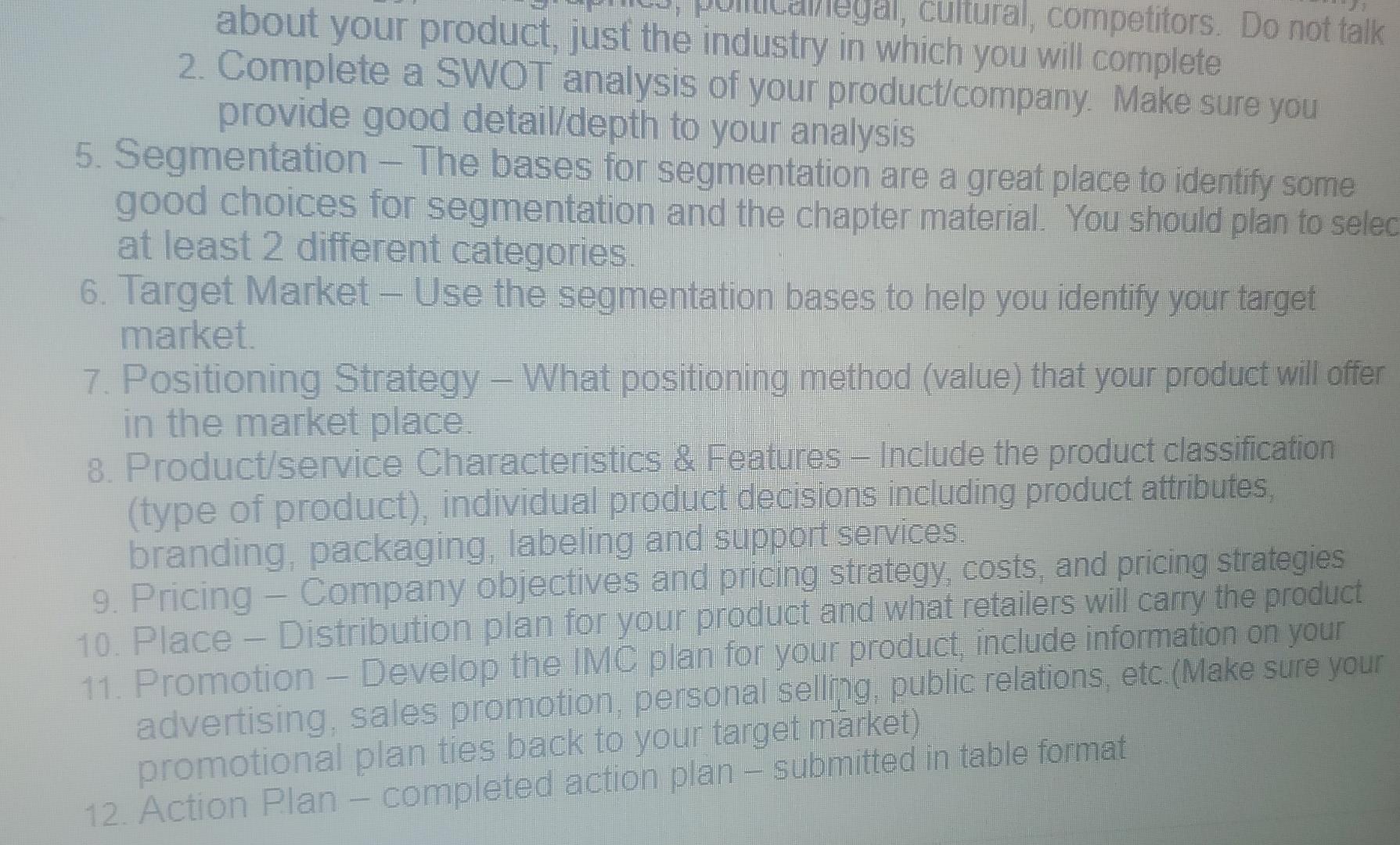 You don't need to make the powerpoint, please