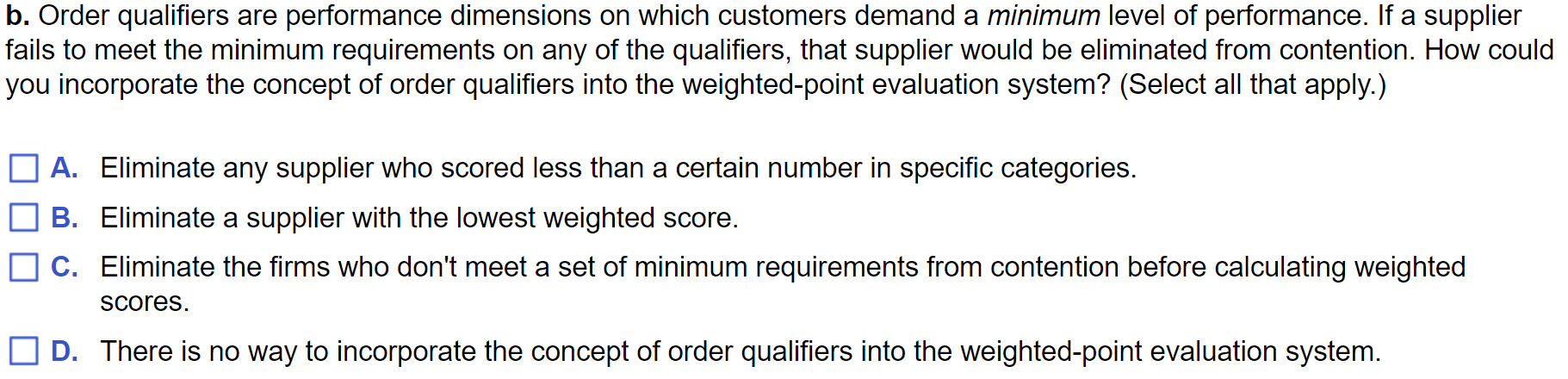 This is one question with sections; please zoom