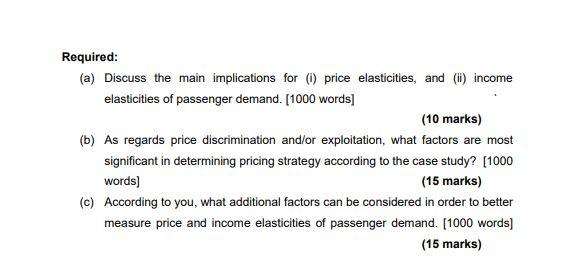 QUESTION 1: (40 MARKS) The following case study