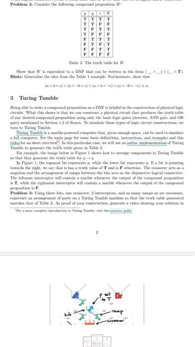 problem 2 Problem 2. Consider the following