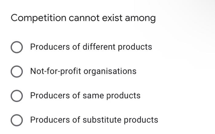 please provide the answers. Competition cannot