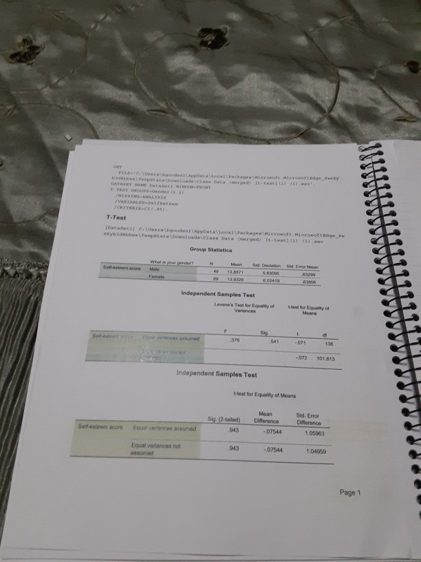 I am having problems with this . I ran the data