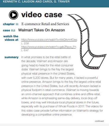 KENNETH C. LAUDON AND CAROL G. TRAVER video case