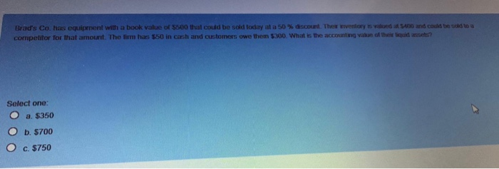 Art's Boutique has sales of $640,000 and out of