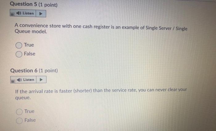 Question 1 (1 point) Listen The Rand() function