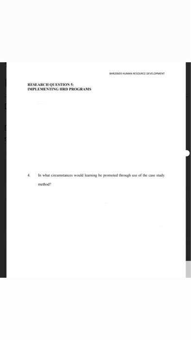 Subject : Performance management HUMAN RESOURCE