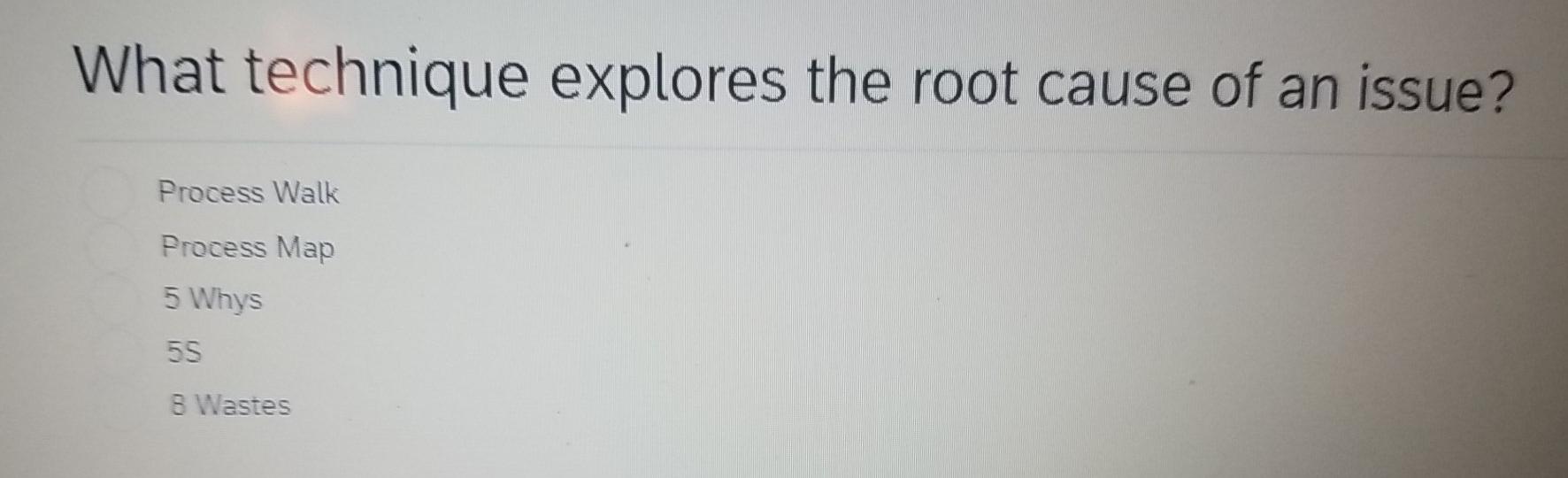 A cycle time problem can lead to Increased