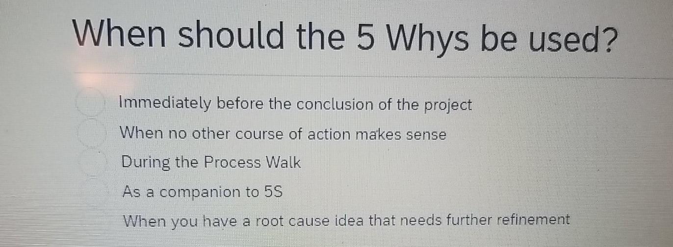 A cycle time problem can lead to Increased