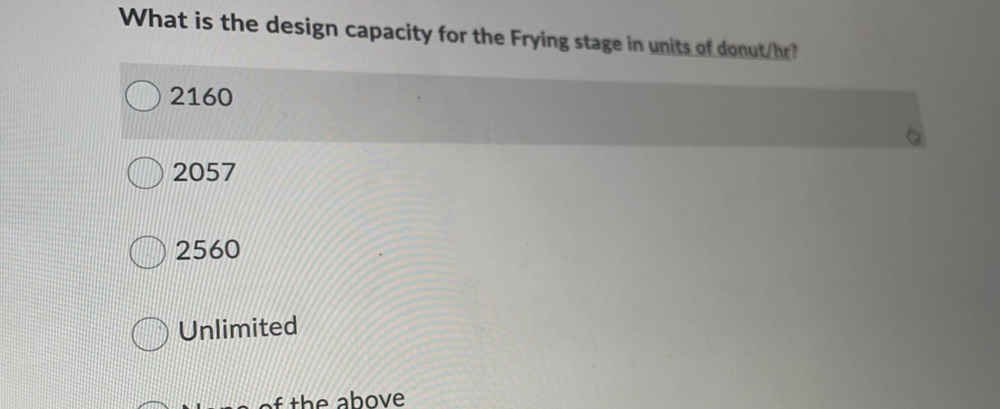 What is the design capacity (peak capacity) for