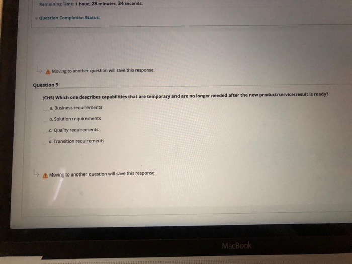 Remaining Time: 1 hour, 28 minutes, 34 seconds.