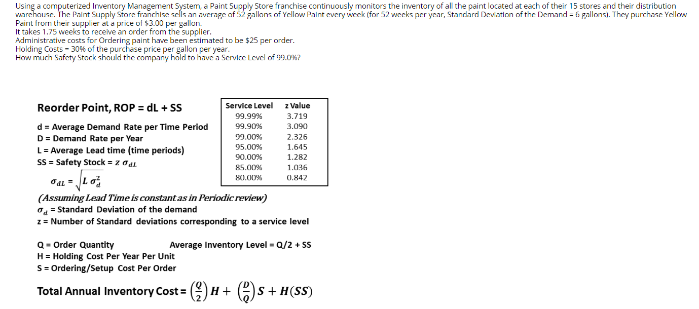 Using a computerized Inventory Management System,