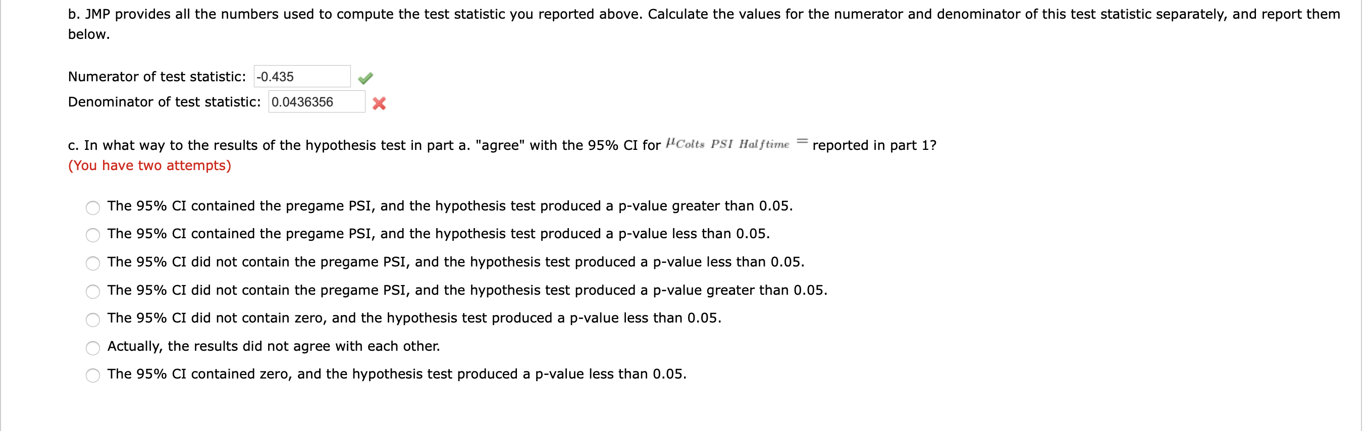 For this question, you will use JMP to analyze