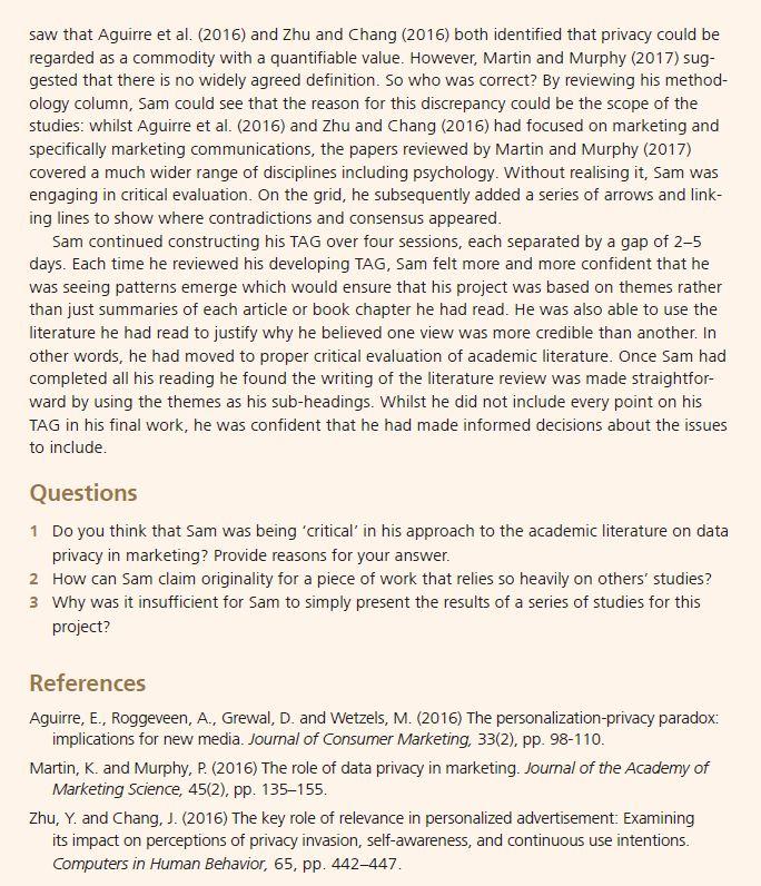 Case 3 Using a Thematic Analysis Grid to help