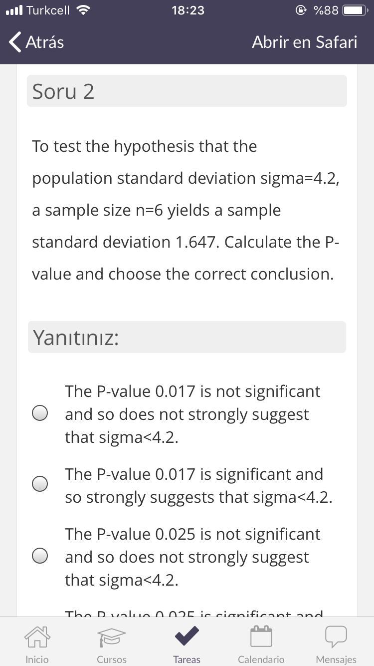 ..11 Turkcell 18:23 %88 < Atrs Abrir en Safari