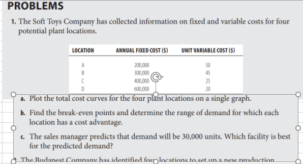 If possible, Please use Excel to demonstrate