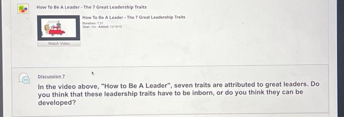 help How To Be A Leader - The Great Leadership