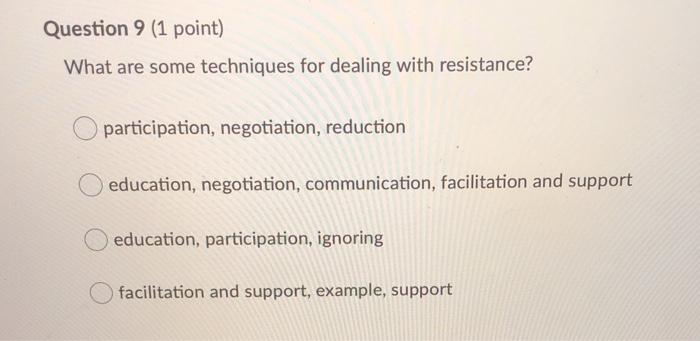 Question 8 (2 points) Saved Your organization is