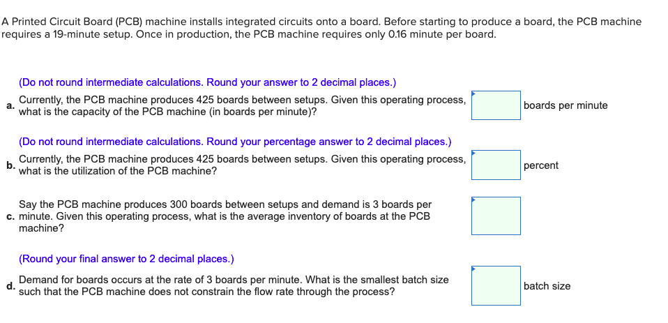 A Printed Circuit Board (PCB) machine installs