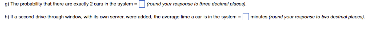 g, the answer is not .2 and f, the answer is not