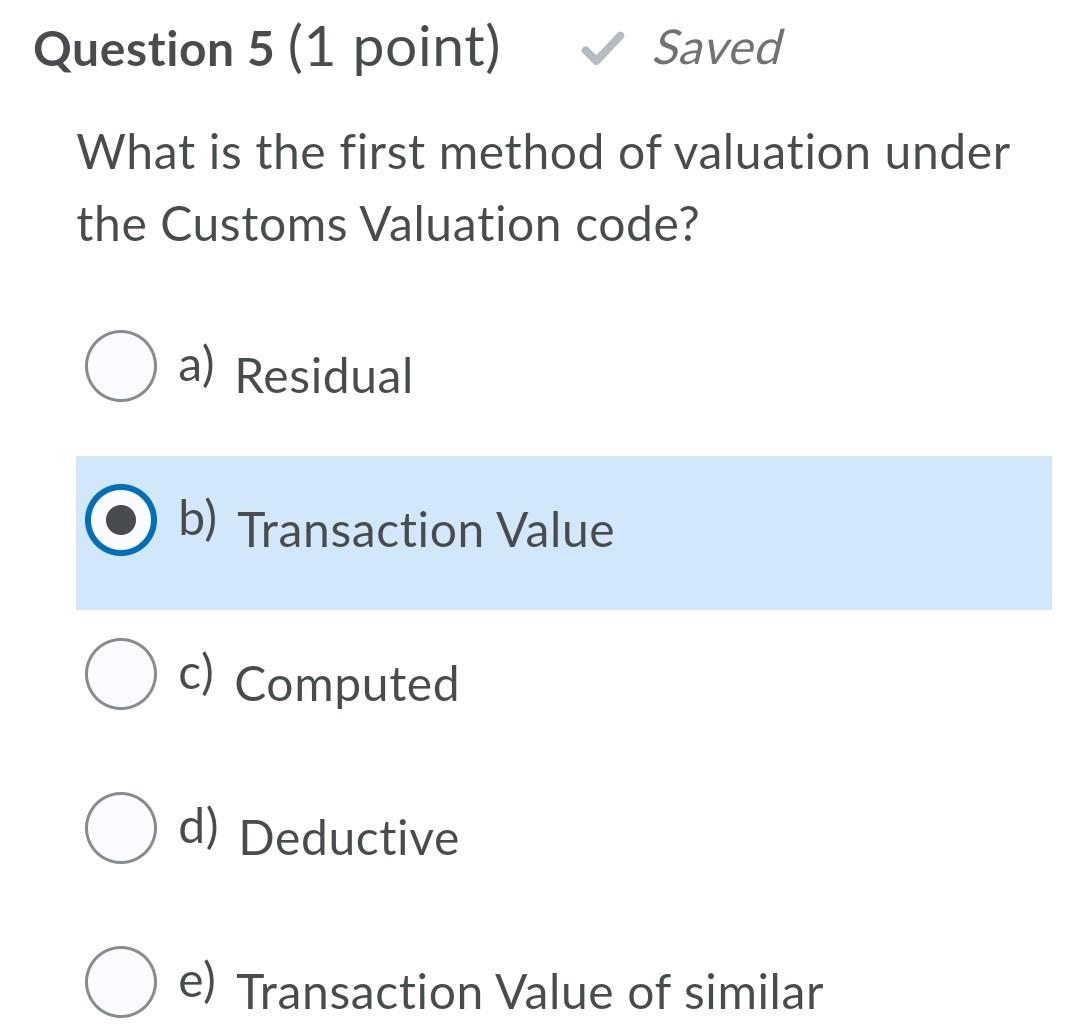 Question 9 (1 point) Saved An absence of