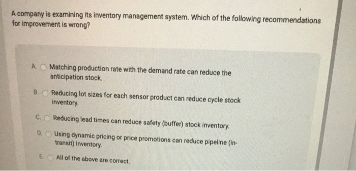 A company's production manager is trying to