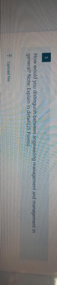 How would you distinguish between engineering