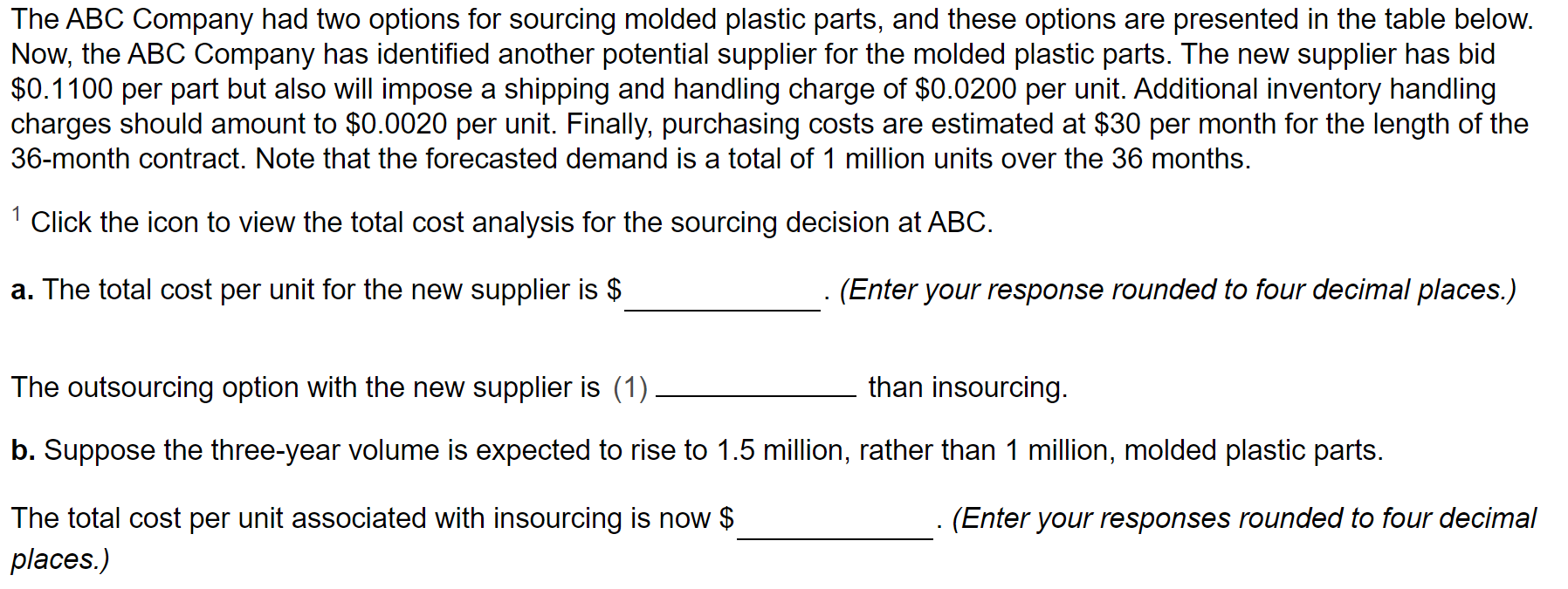 This is one question with sections; please zoom