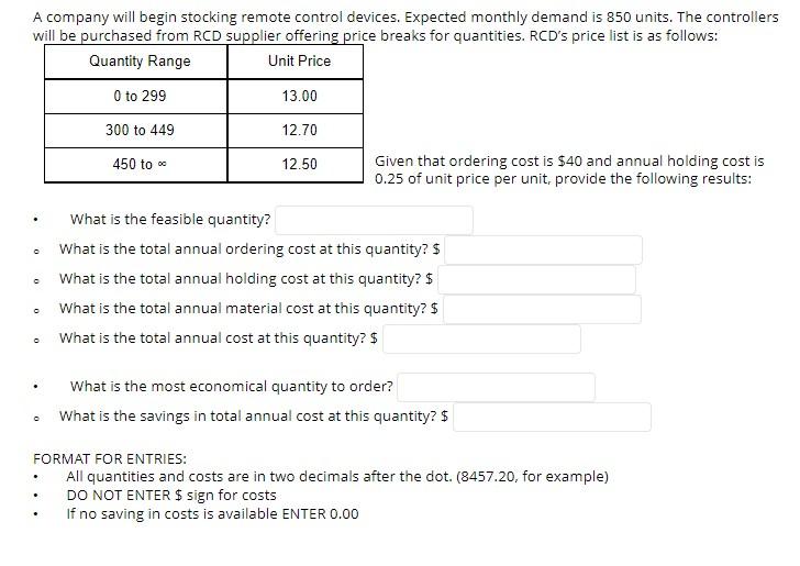 A company will begin stocking remote control