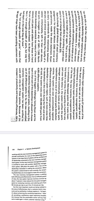 Your group is a consulting team from a large well