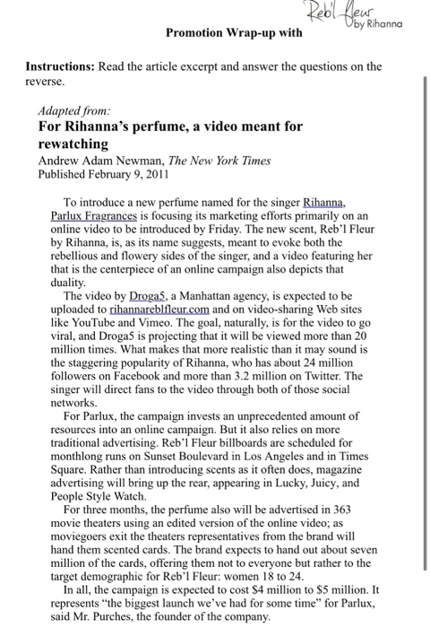 This is a Marketing assignment. Read the