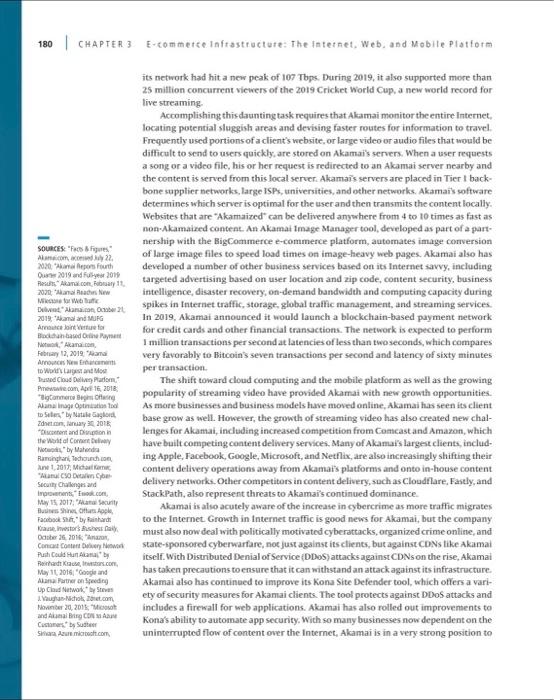 SUBJECT: E-commerce Summary this following case