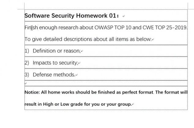 Software Security Homework 01: Finjsh enough