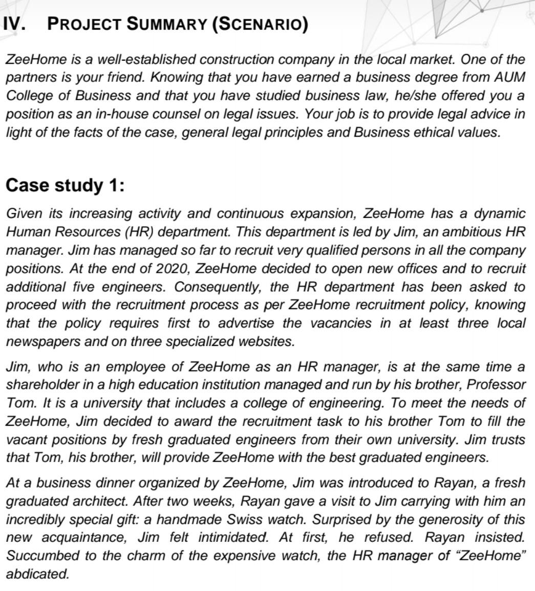 Question 1.1 : Issue 1 : 1.1: What are the