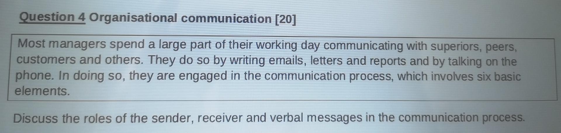 SUBJECT: BUSINESS MANAGEMENT II SECTION B (Old