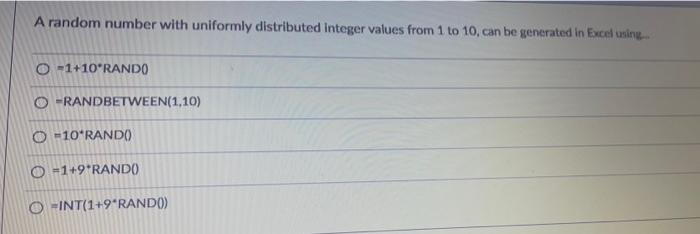 A random number with uniformly distributed