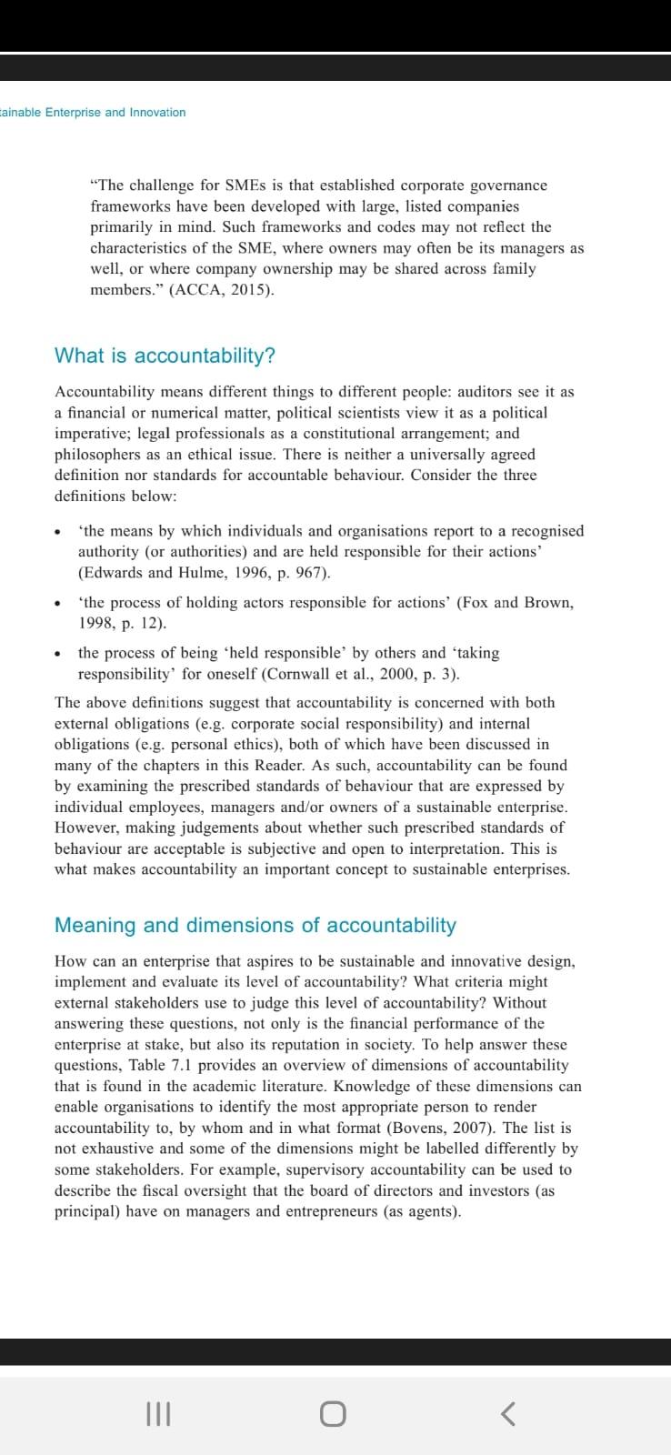 Is accountability an important corporate value?