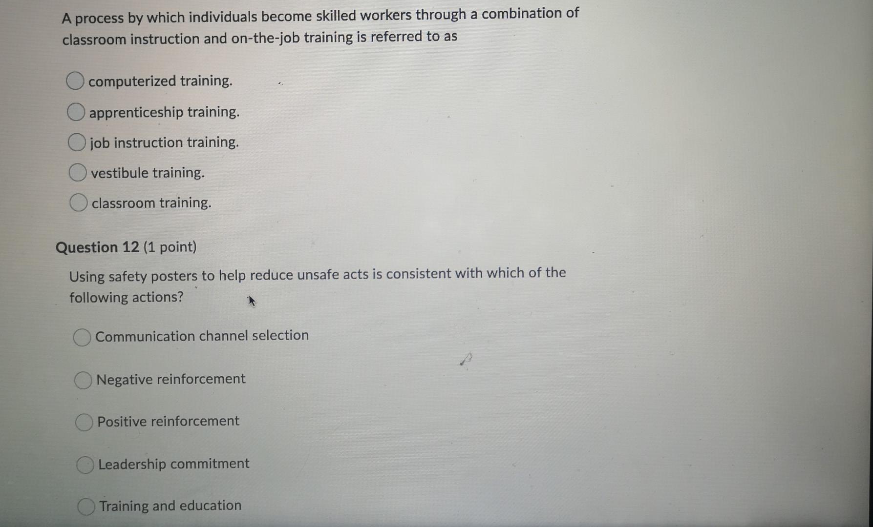 A process by which individuals become skilled