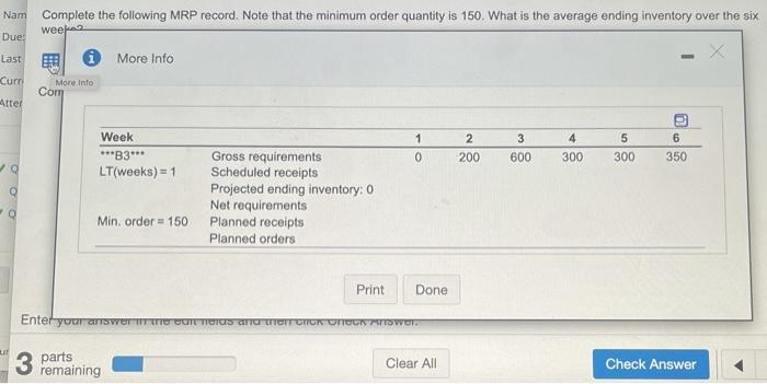 i need hell finding he projected ending