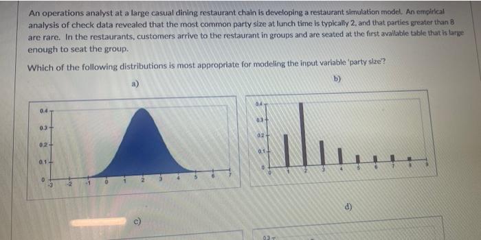 An operations analyst at a large casual dining