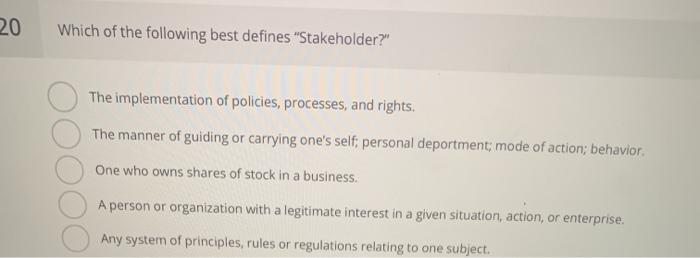 There are 4 easiest multiple choice questions