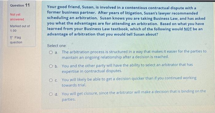 please answer them all Jasmine, a senior manager