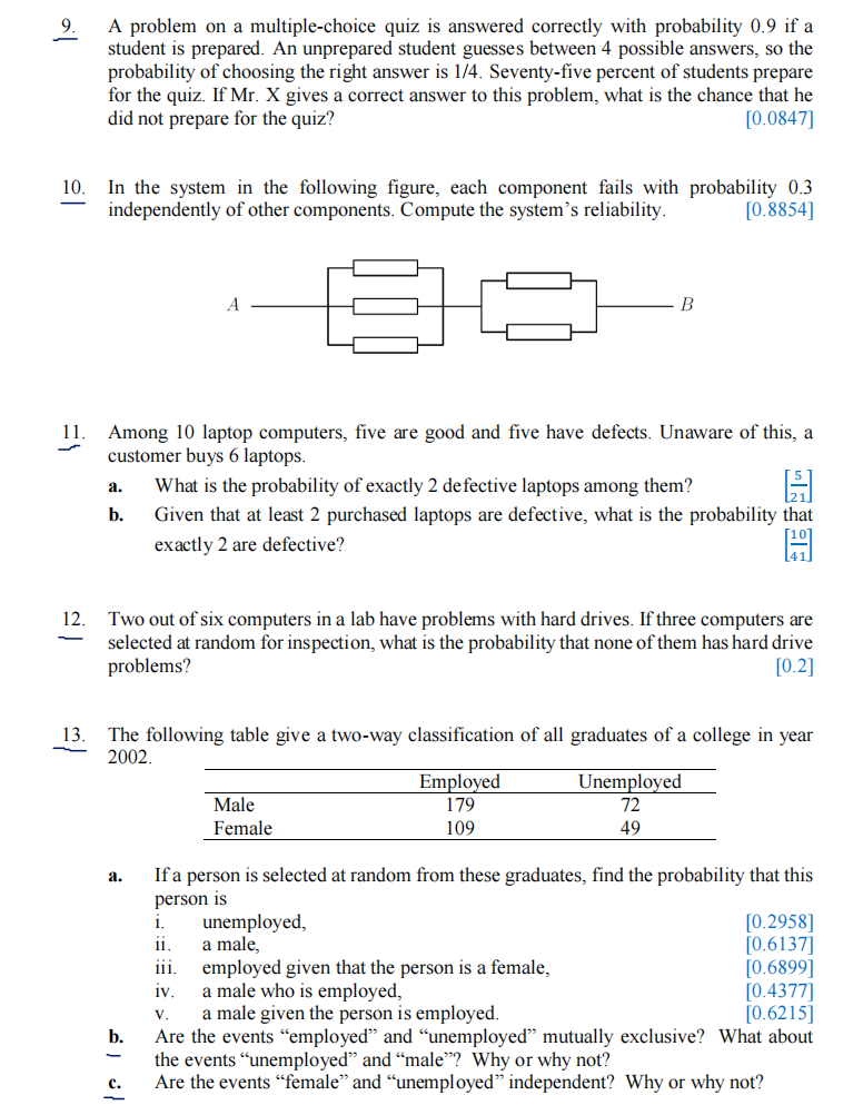 Help to solve these following ques