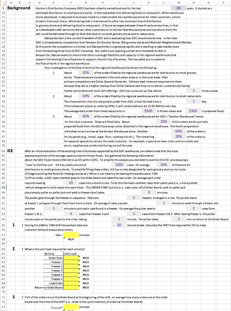 Can someone please provide excel steps with