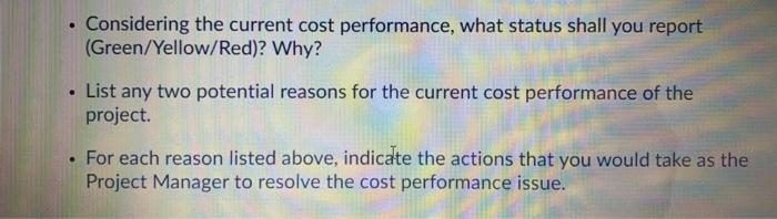 You are the PM for a landscaping project for a