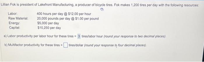 Only Part B needs to be answered Lillian Fok is