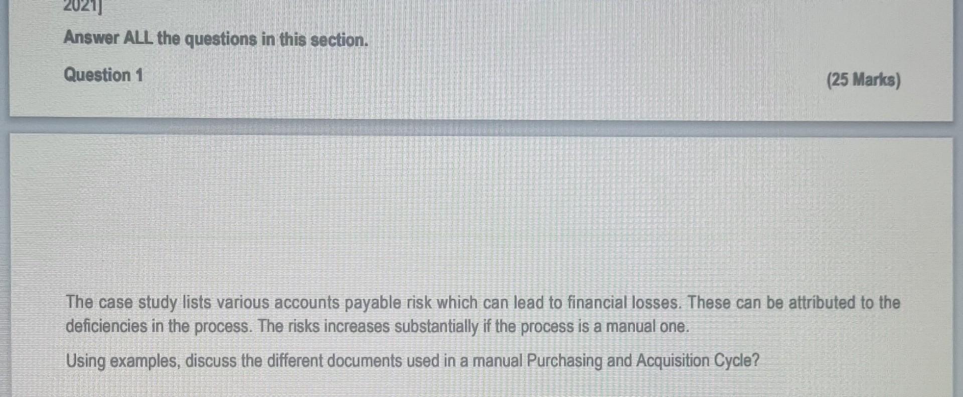 Case Study: Common Accounts Payable Risks And How
